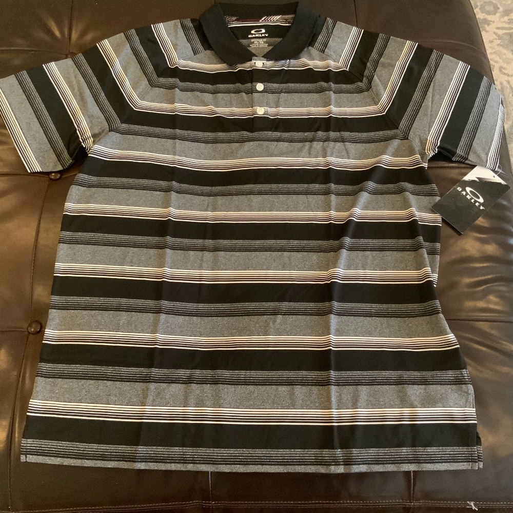 Oakley Hydrolix men's golf polo shirt, size XL,